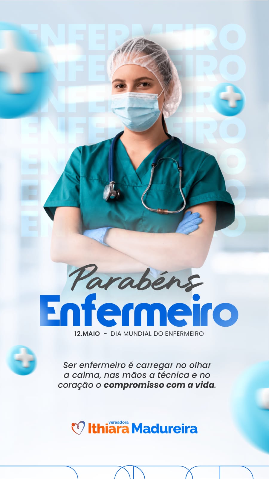 12 de maio: dia do Enfermeiro!
